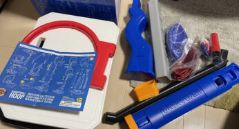 【組立簡単】３歳から本格的にシュート練習できるバスケットゴールを買ってみた